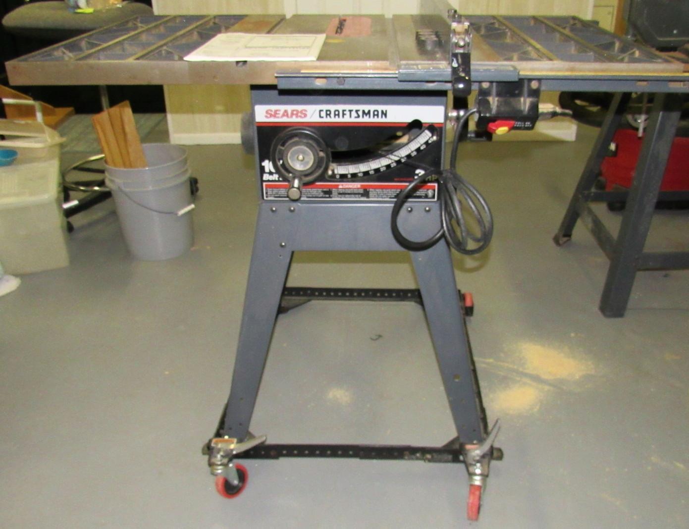 Craftsman 10 inch table 2024 saw wheels