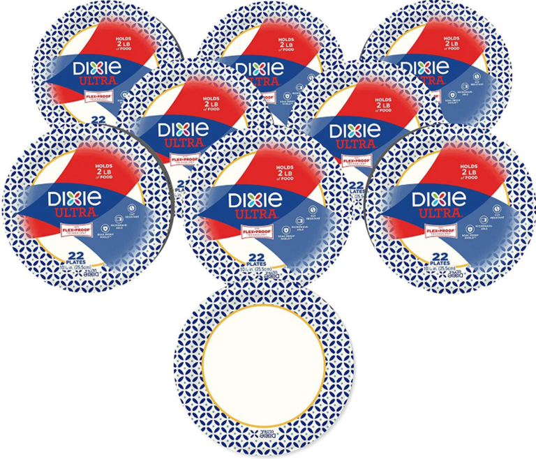8-PK DIXIE 10" PAPER PLATES