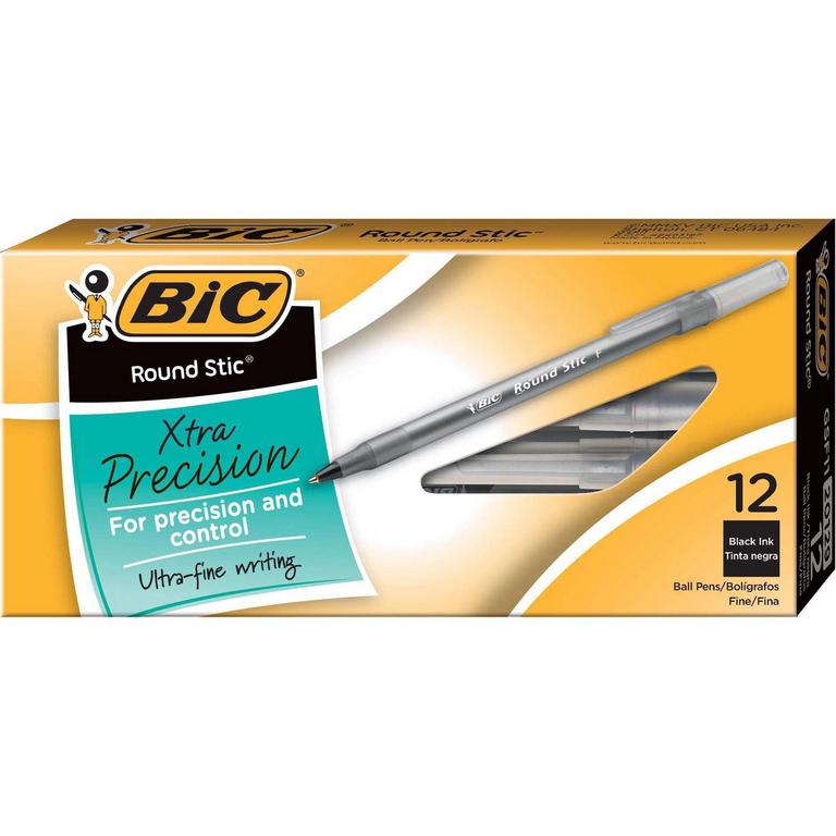 432 BIC BLACK BALLPOINT PENS