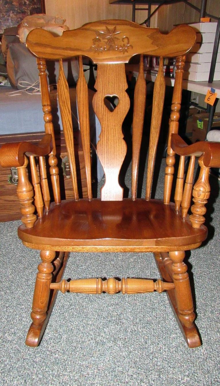 Auction Ohio Virginia House Rocking Chair