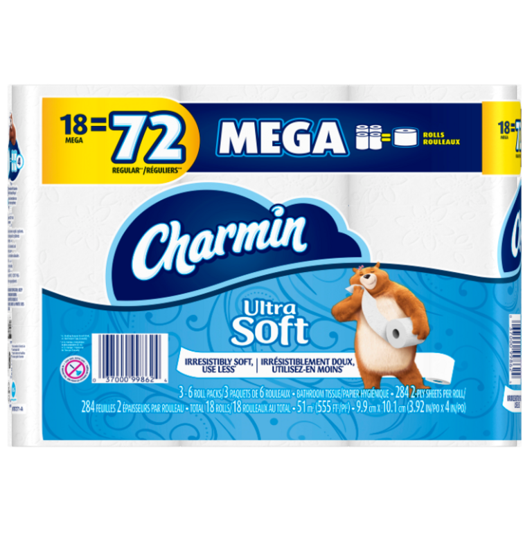 18-CT CHARMIN TOILET PAPER