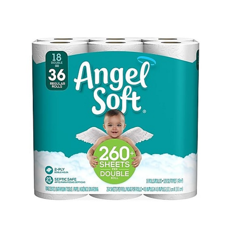 2-PK ANGEL SOFT BATH TISSUE