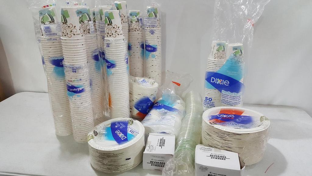 BULK LOT PAPER PLATES/CUPS