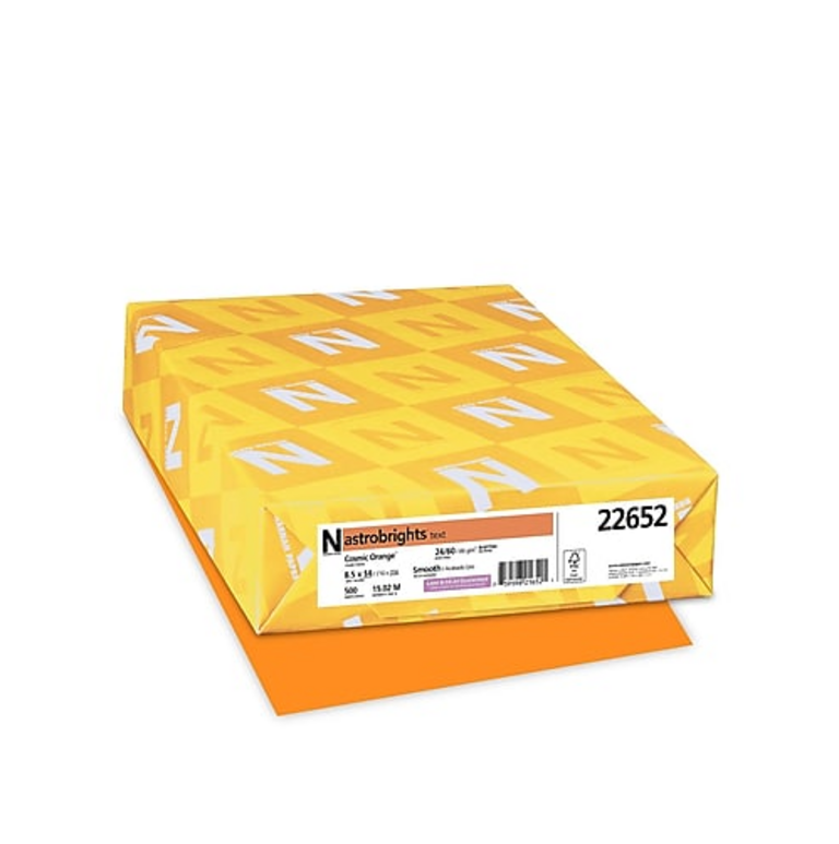 4-PK ORANGE COPY PAPER