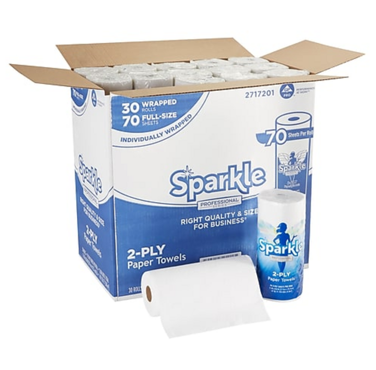 30-CT SPARKLE PAPER TOWELS
