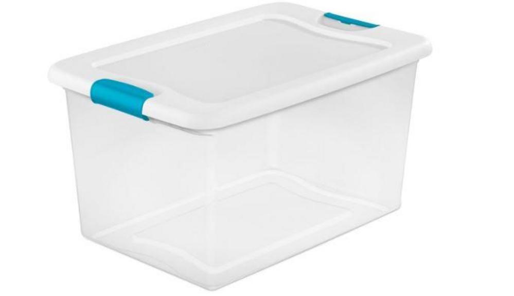 5 LATCHING BOXES 64 QT