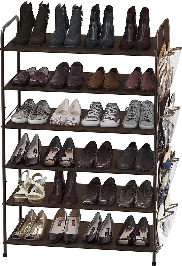 6 TIER/34 PAIR SHOE RACK