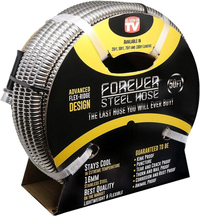 50' FOREVER STEEL HOSE