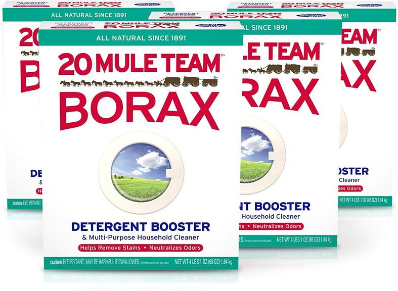 4 BORAX DETERGENTS, 65-OZ