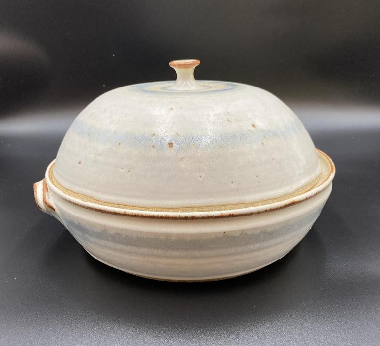 Auction Ohio Dublin Pottery Lidded Bowl