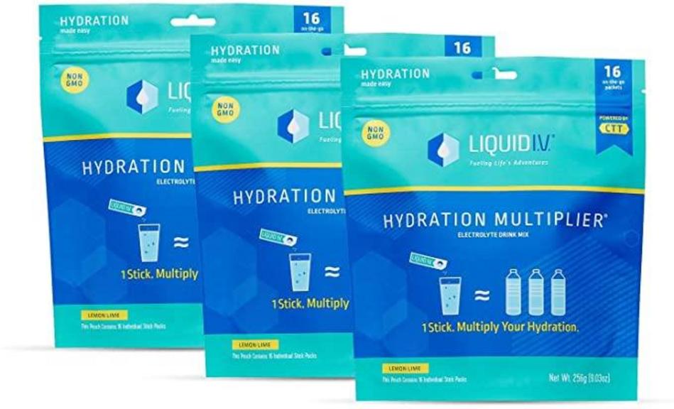 LIME ELECTROLYTE POWDER, 16PK