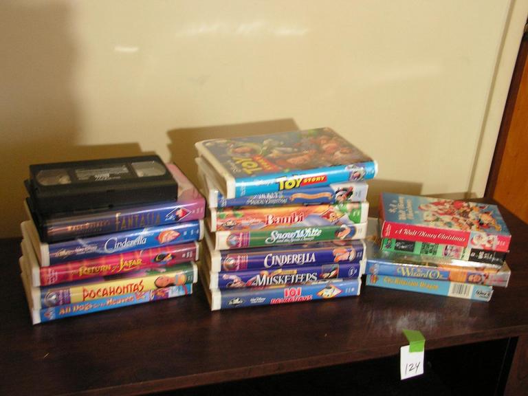 Auction Ohio 17 + Disney VHS Tapes