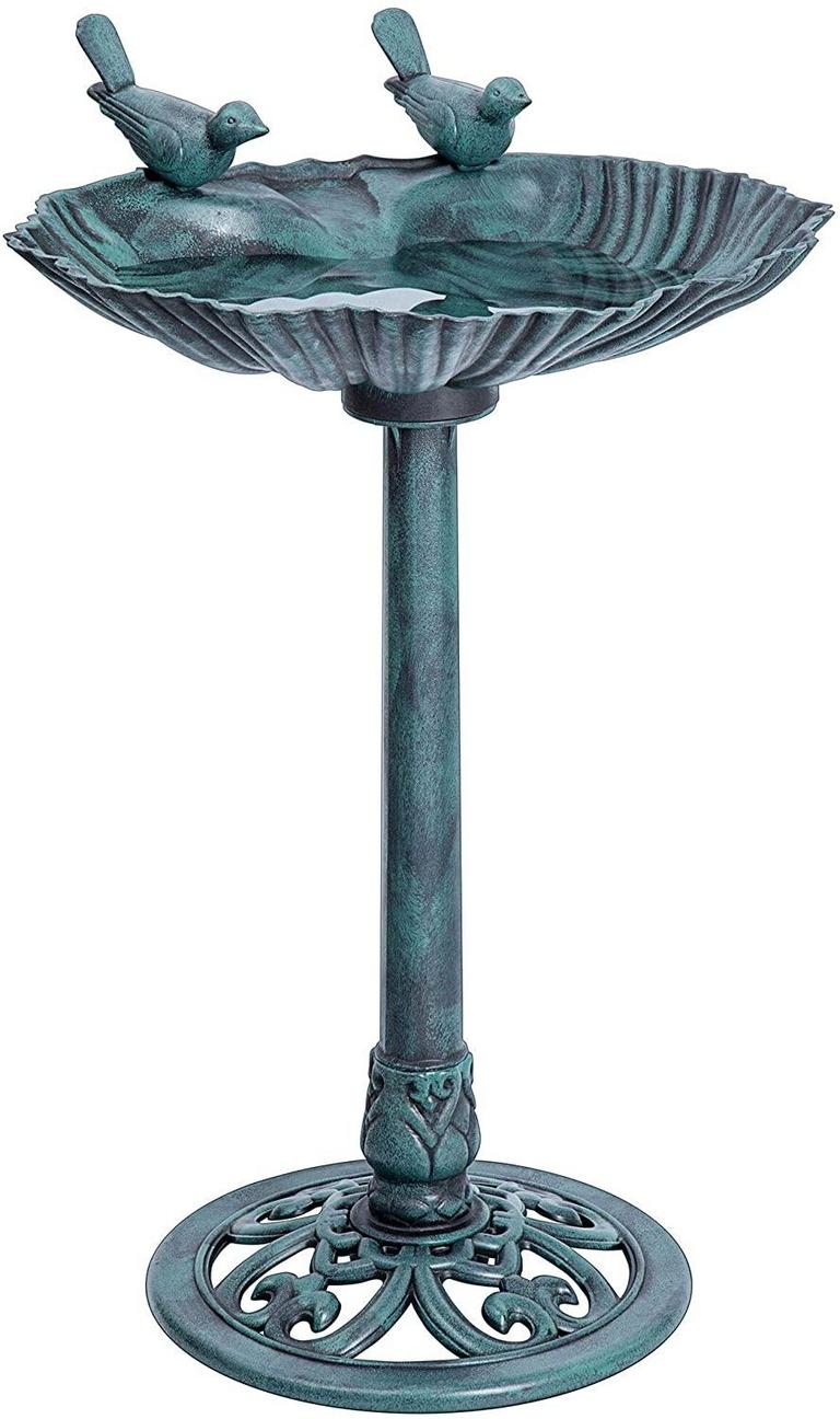 28"H BIRD BATH