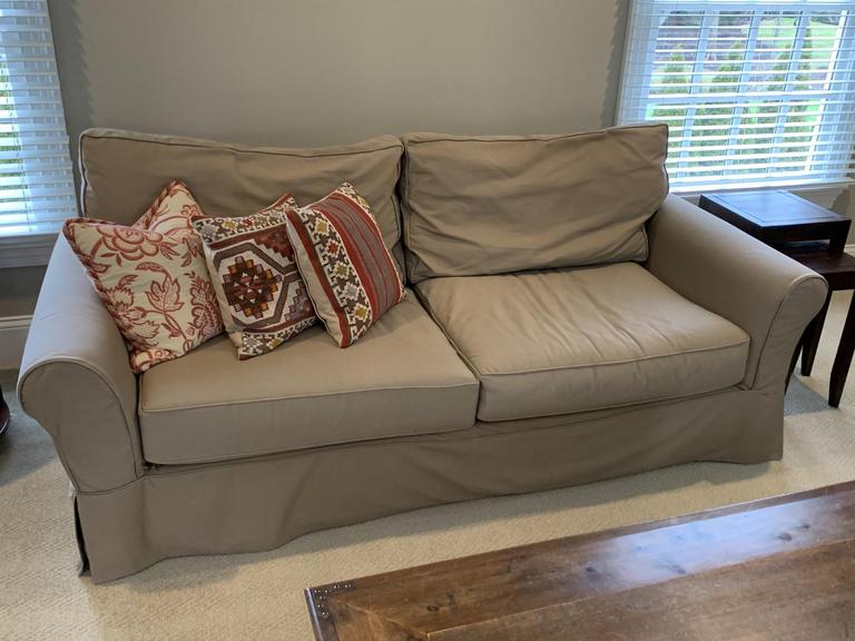 Auction Ohio Pottery Barn Sleeper Sofa