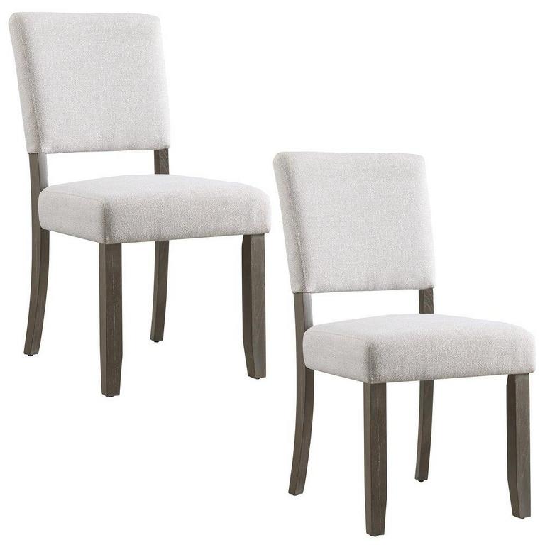 2 WOOD DINING CHAIRS