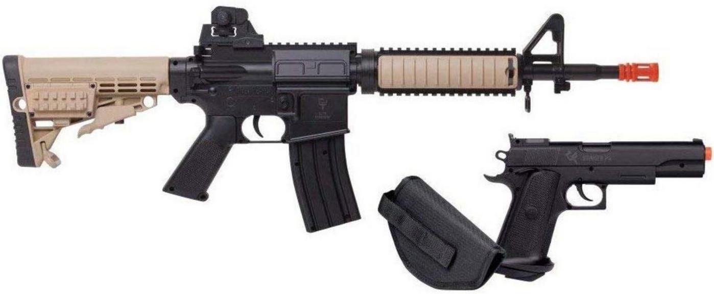 RIFLE & PISTOL AIRSOFT KIT