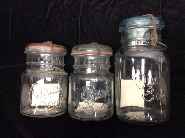 Auction Ohio Quick Seal Jars