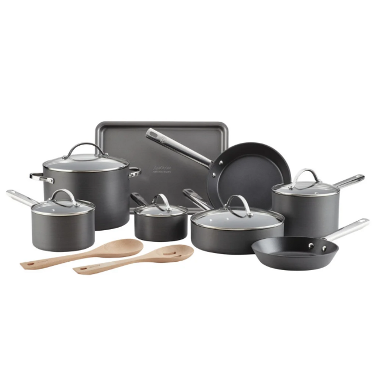ANOLON 15-PC COOKWARE SET