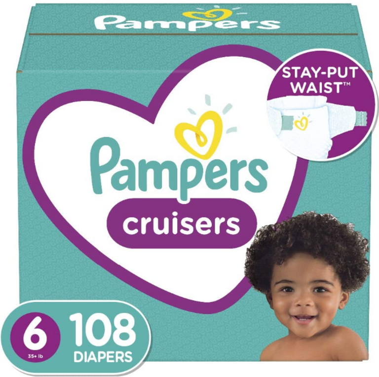 108 PAMPERS DIAPERS, SIZE 6