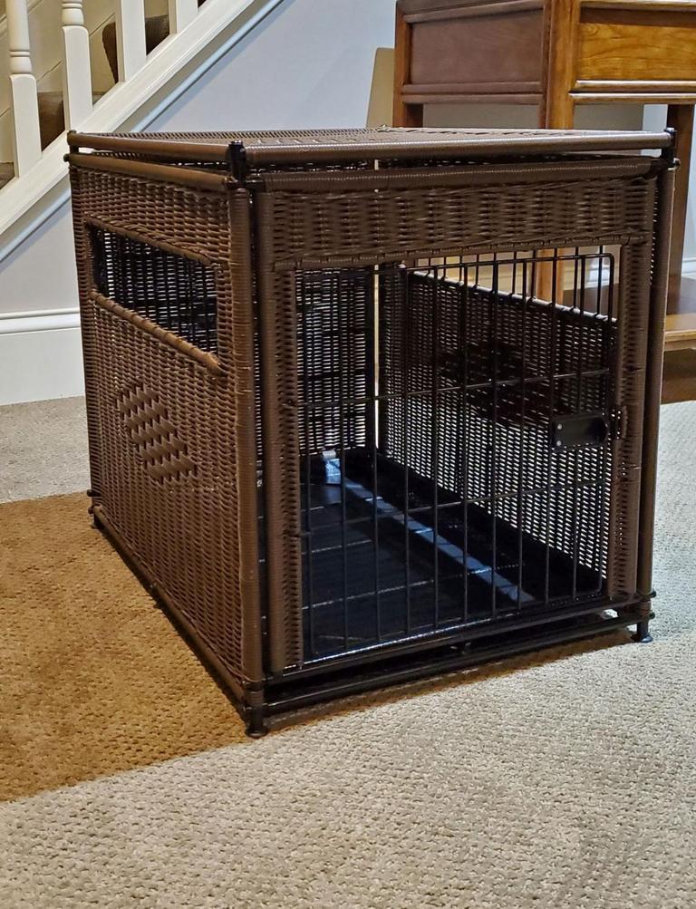 Mr herzher's wicker dog hot sale crate