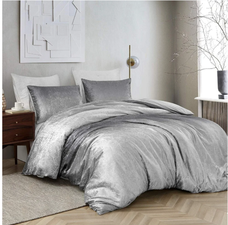 LIGHT GREY DUVET COVER