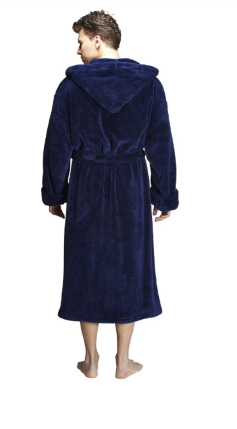 BLUE MENS BATHROBE S/M