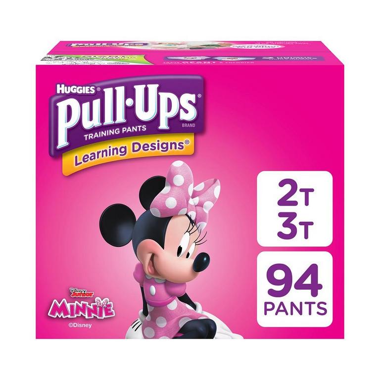 Pull-Ups Girls' Cool & Learn Training Pants, 2T-3T, 94 Ct