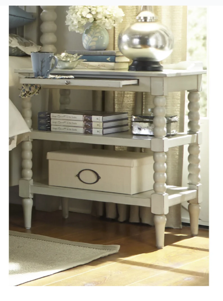 2 SHELF OPEN NIGHTSTAND