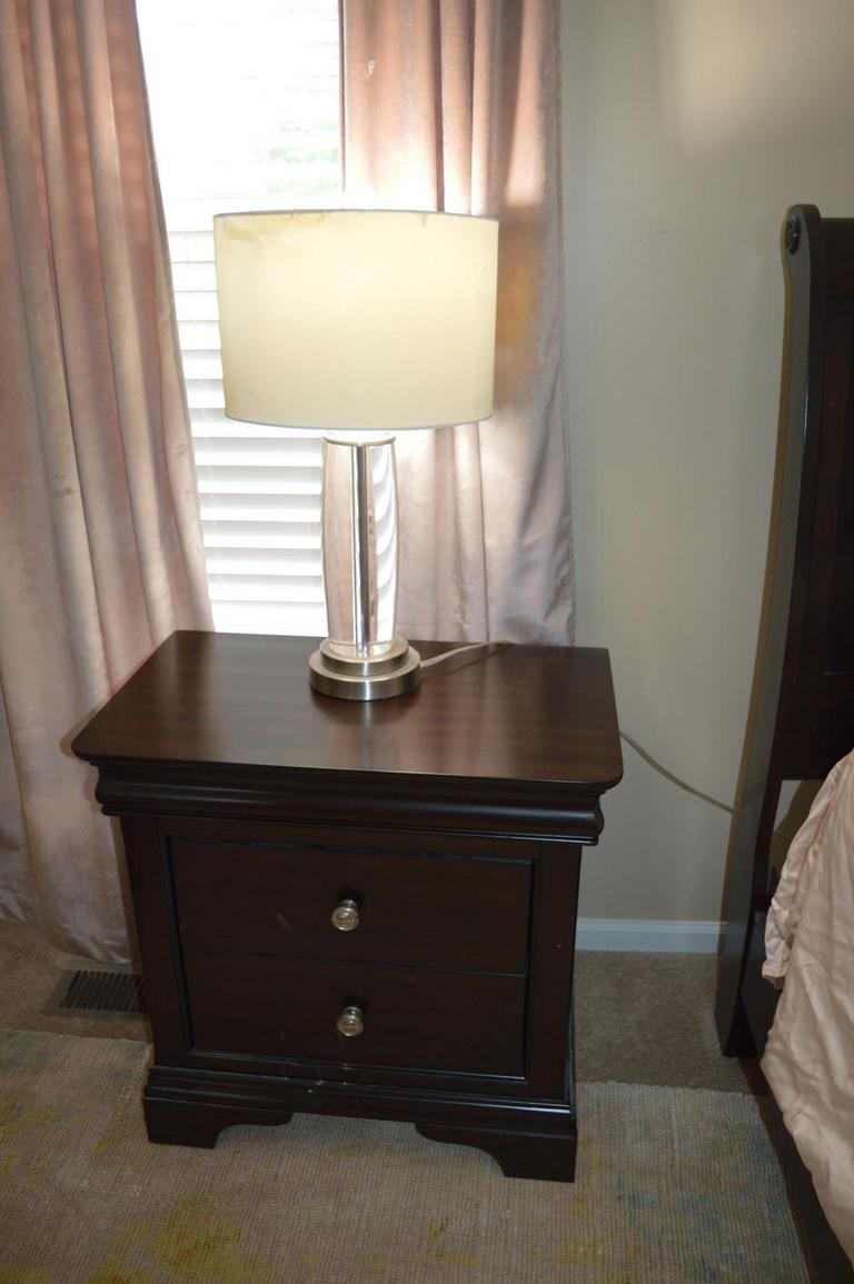 Auction Ohio Modern Espresso Nightstand