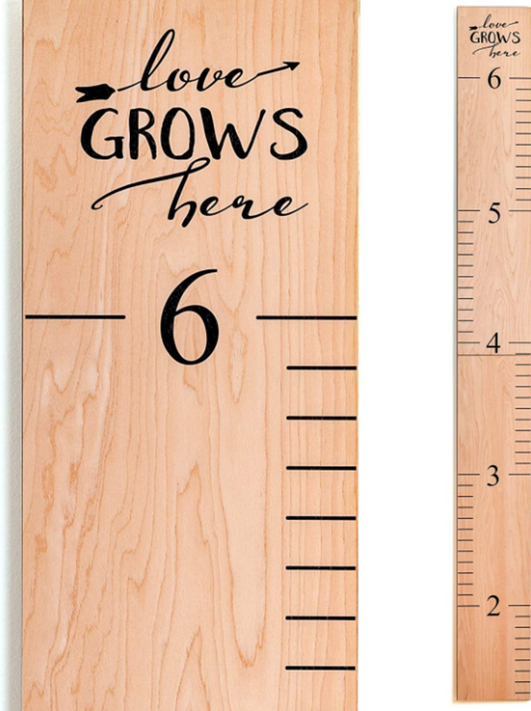 GROWTH CHART ART DECOR