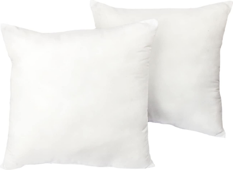 2 EURO PILLOWS, 26"X26"