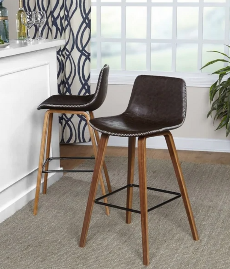 2 WAPOLI BAR STOOL, 30"