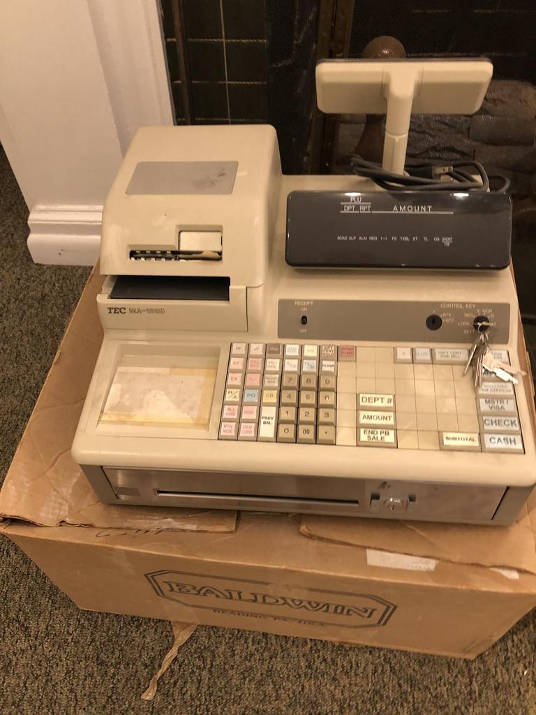 Auction Ohio TEC Cash Register