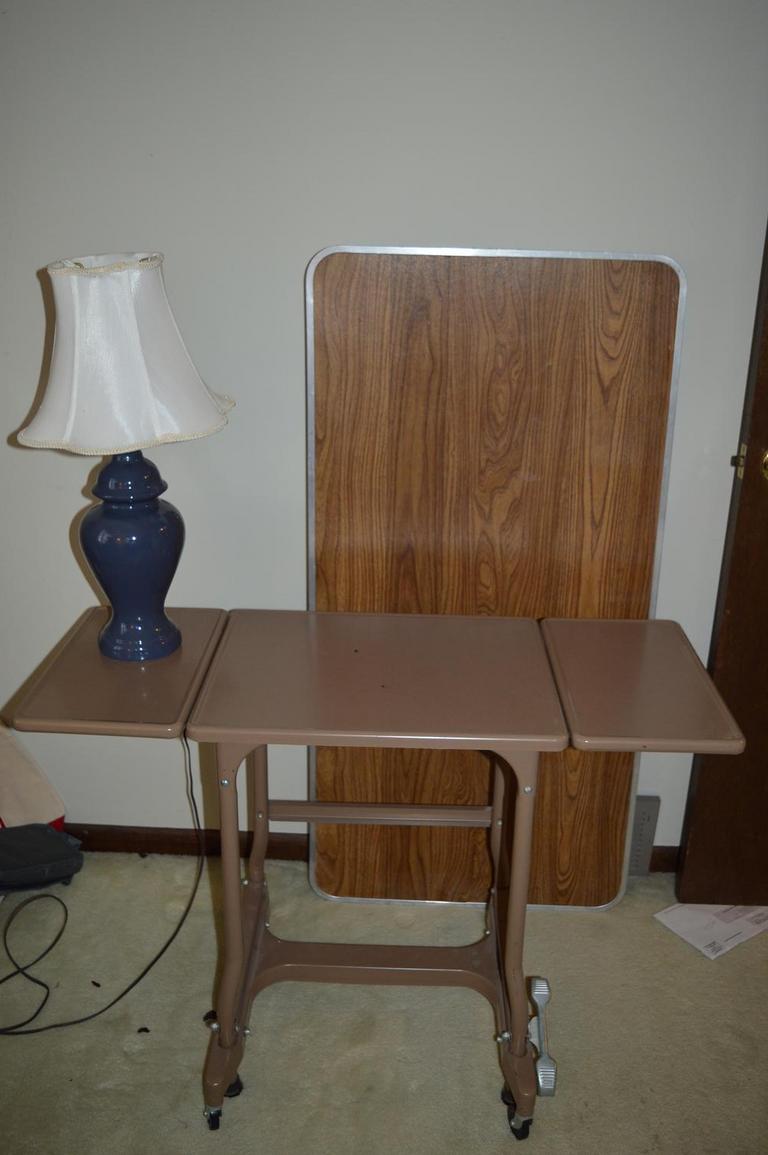 Vintage Metal Typewriter Table