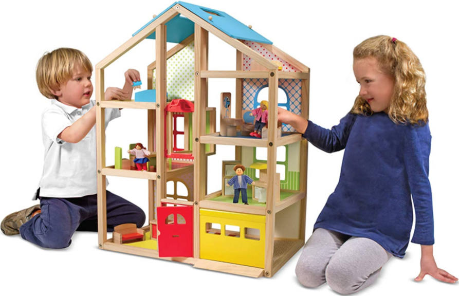 HI-RISE WOODEN DOLLHOUSE