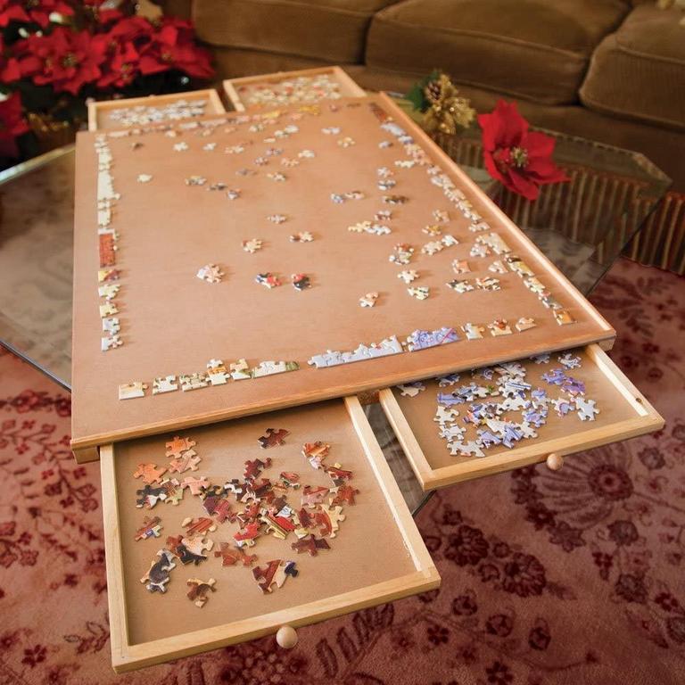 WOODEN PUZZLE STORAGE SYSTEM