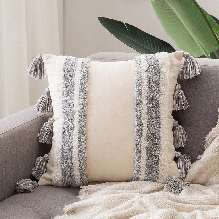 THROW PILLOW COVER, 20"X20"