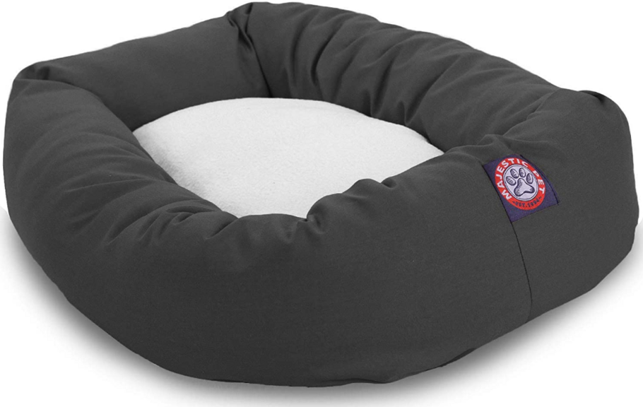 40" SHERPA BAGEL DOG BED