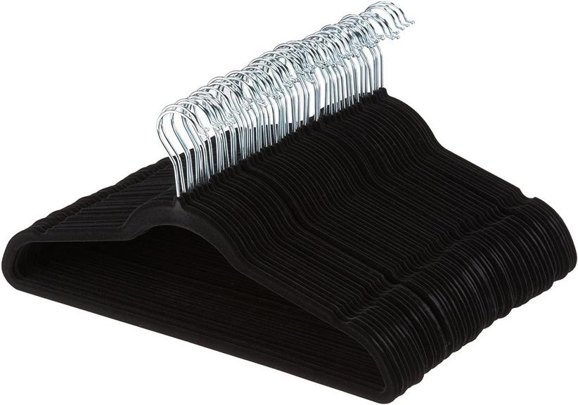 50 VELVET GARMENT HANGERS