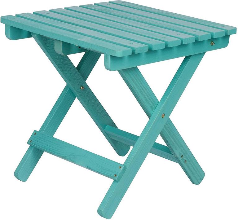 SQUARE WOODEN SIDE TABLE