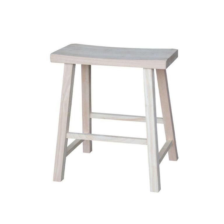 24 IN WOOD BAR STOOL