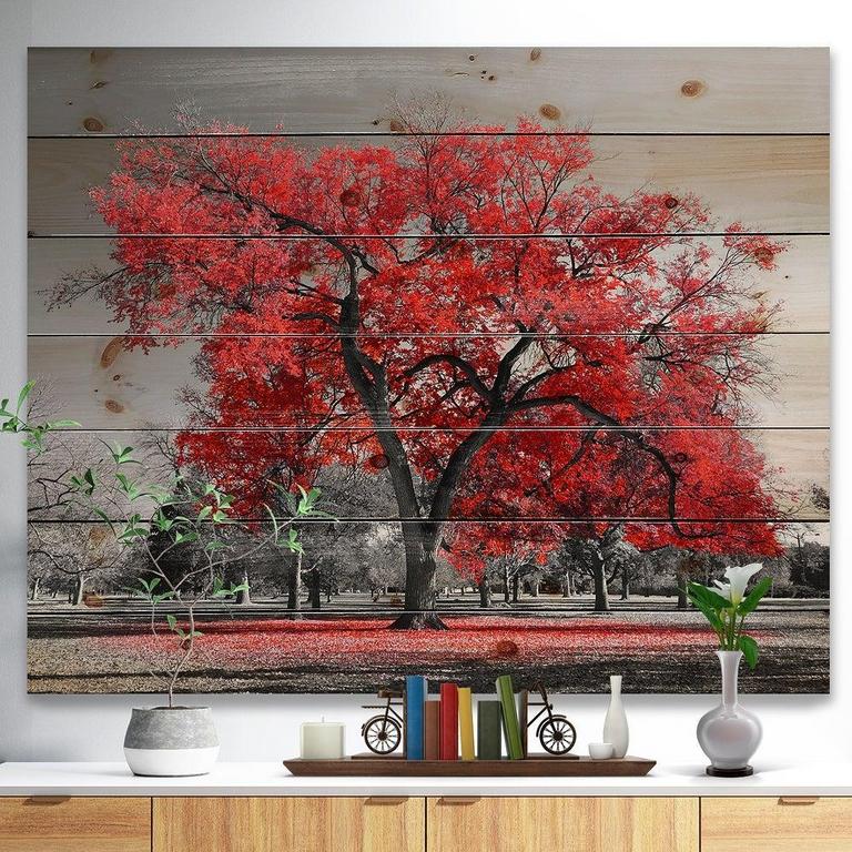 40X30 PRINT ON PINE WOOD