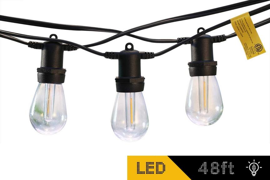 48' LED OUTDOOR STRING LIGHTS