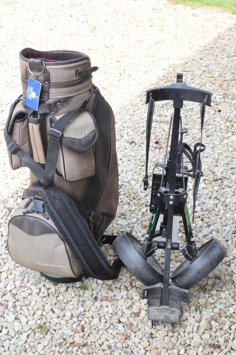 Auction Ohio Pro Select Golf Bag & Cart