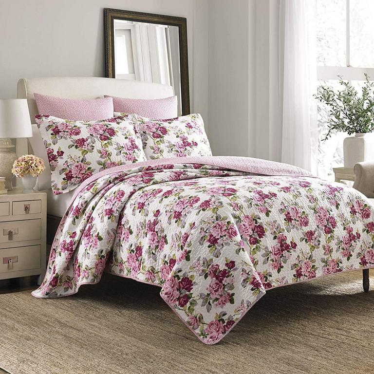F/Q 3 PC REVERSIBLE QUILT SET