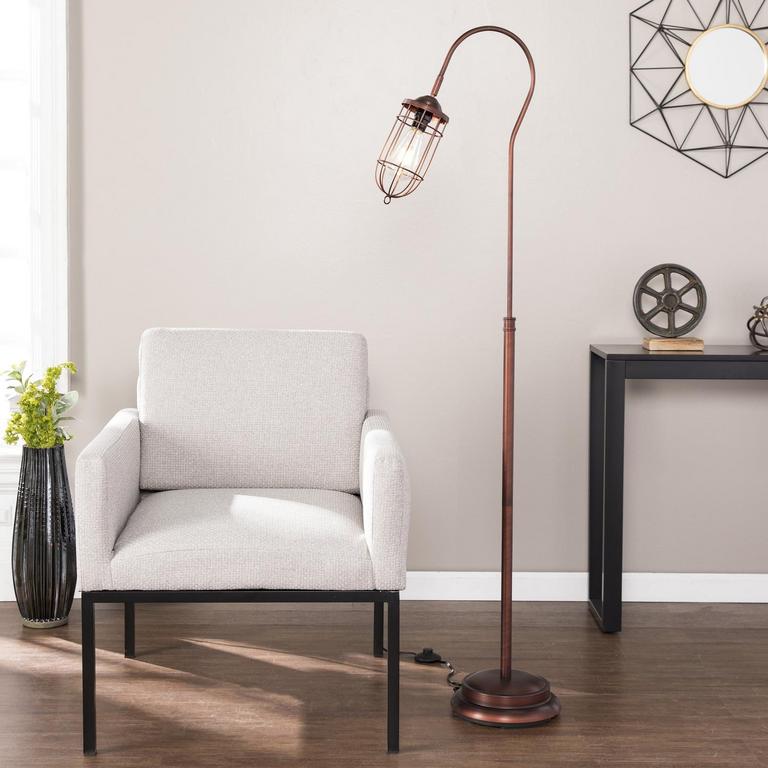 62" BRONZE FLOOR LAMP