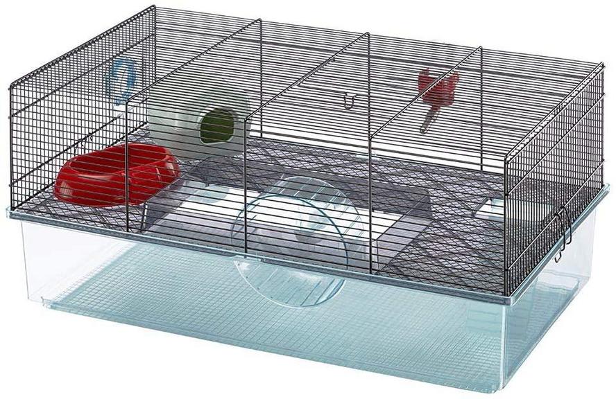 BLACK HAMSTER CAGE