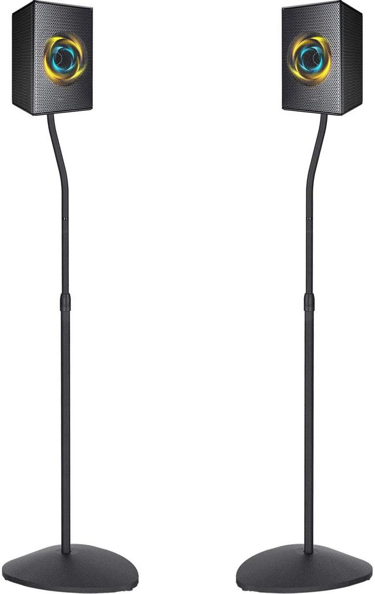 2 ADJUSTABLE SPEAKER STANDS