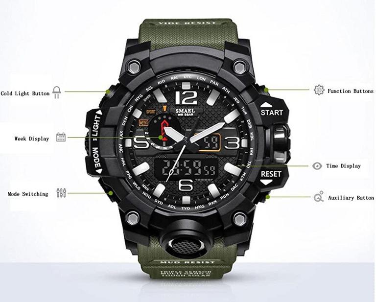 DIGITAL MILITARY WATCH