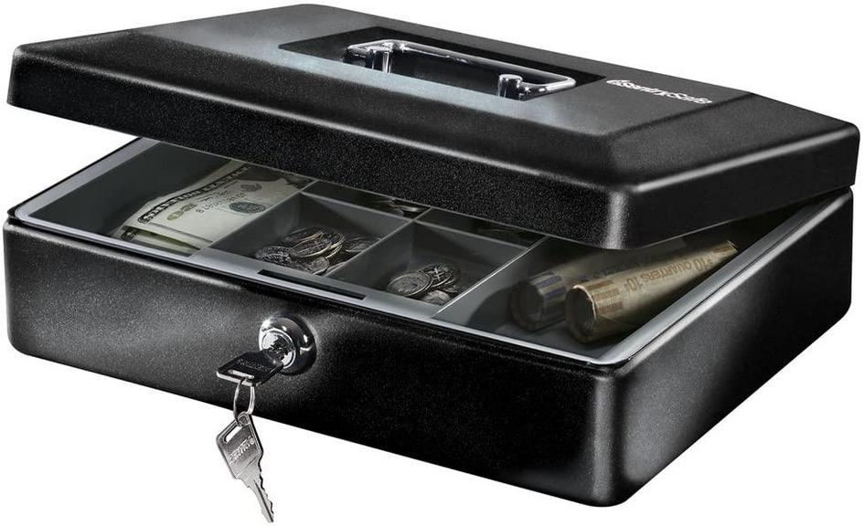 CASH BOX W/ KEY LOCK, 0.21C/F